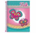 Caderno Universitário - Folk - 15 matérias 