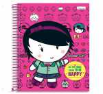 Caderno Universitário - Rocker Girl - 12 matérias 