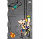 Caderno Universitário Phineas e Ferb - 1 matéria 