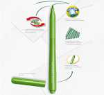 Canetinhas Ponta Vai e Vem - 12 cores