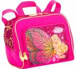 Lancheira Grande Barbie Butterfly e a Princesa Fairy - Rosa