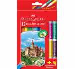 Lápis de Cor - 12 cores + 2 canetinhas bicolores