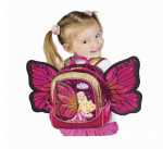 Mochila Grande Barbie Butterfly e a Princesa Fairy - Rosa