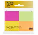 Post-it Neon 4 Blocos de 38x50 mm - 50 folhas
