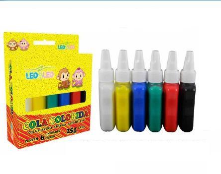 Cola Colorida 6 cores - 25g