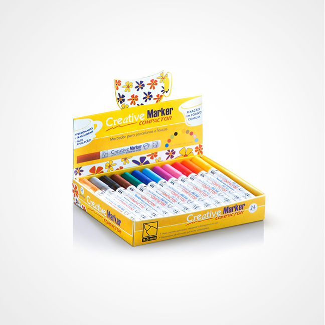 Marcador para Porcelanas e Louças Creative Marker  